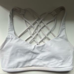 Lululemon White Free to be Wild Bra